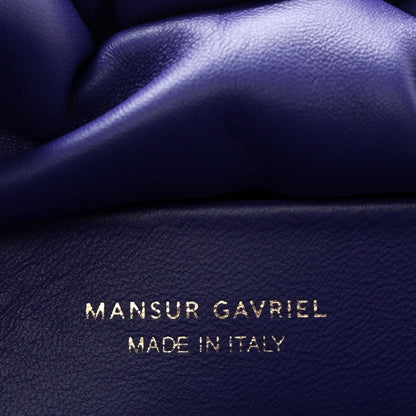 Mansur Gavriel Lambskin Cloud Clutch Viola 6 of 6