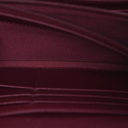 Chanel Caviar Quilted Large Gusset Flap Wallet Burgundy 5 of 17