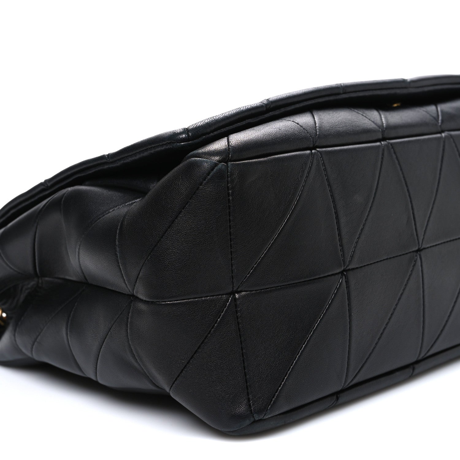 Saint Laurent Lambskin Matelasse Monogram Oversized Jamie Black 9 of 10