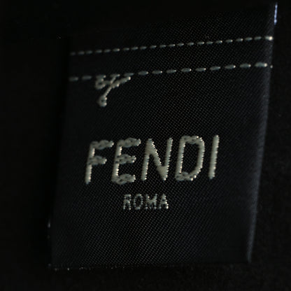 Fendi Vitello Fluffy Logo Vertical Box Rosa Quarzo Black 9 of 15