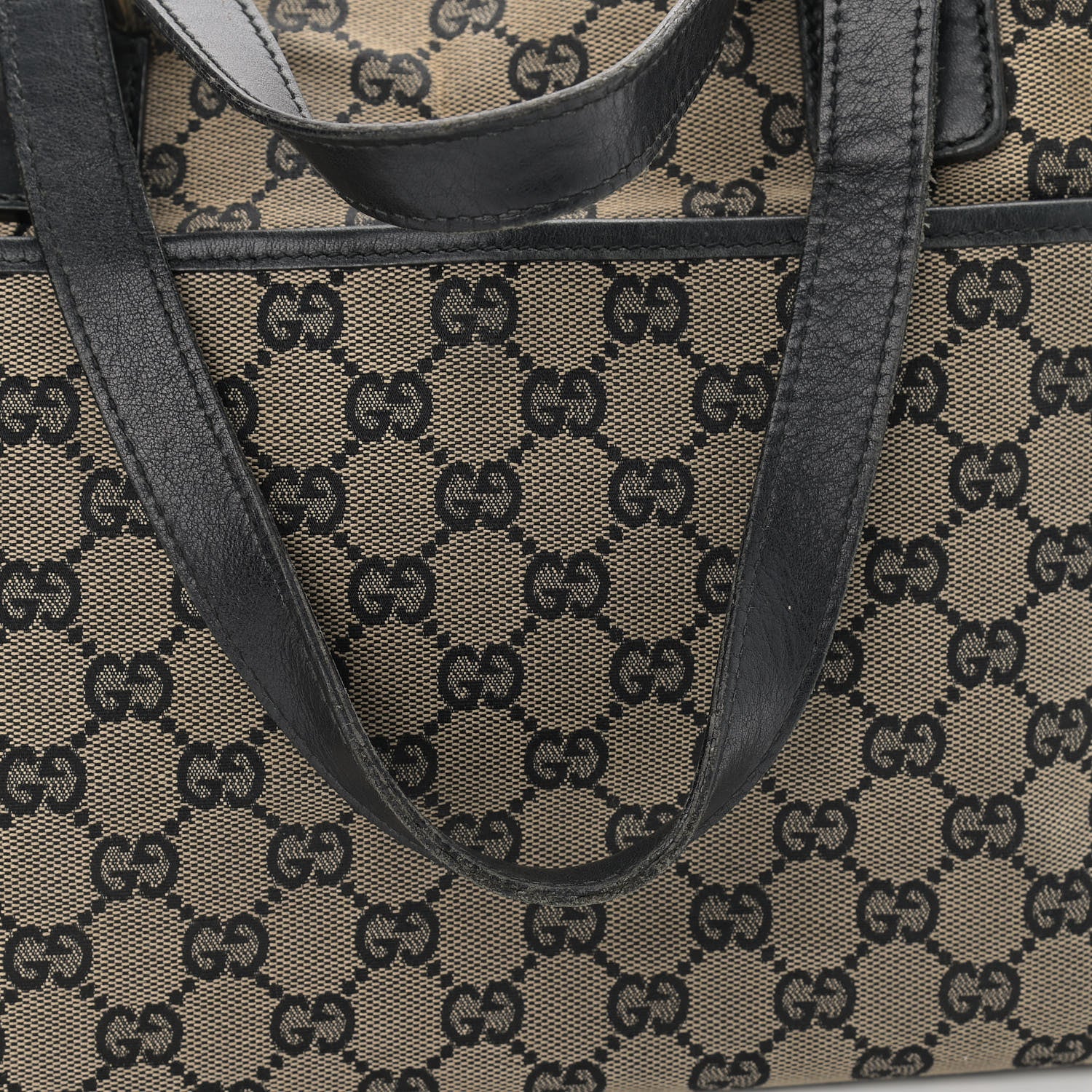 Gucci Monogram Tote Black 13 of 19