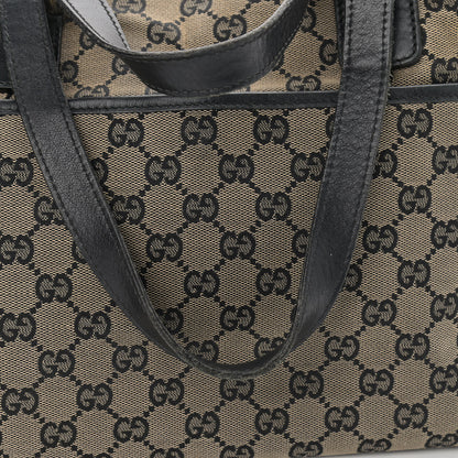 Gucci Monogram Tote Black 13 of 19