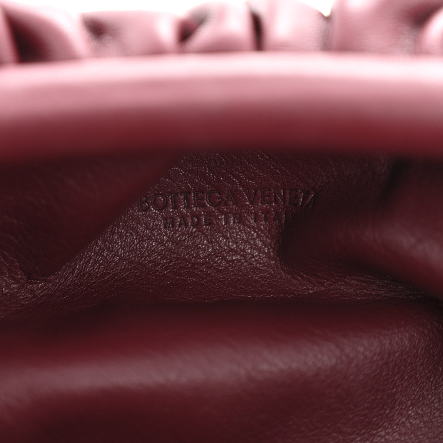 Bottega Veneta Butter Calfskin The Mini Pouch Bordeaux 6 of 12
