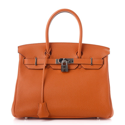 Hermes Togo Birkin 30 Orange 1 of 37