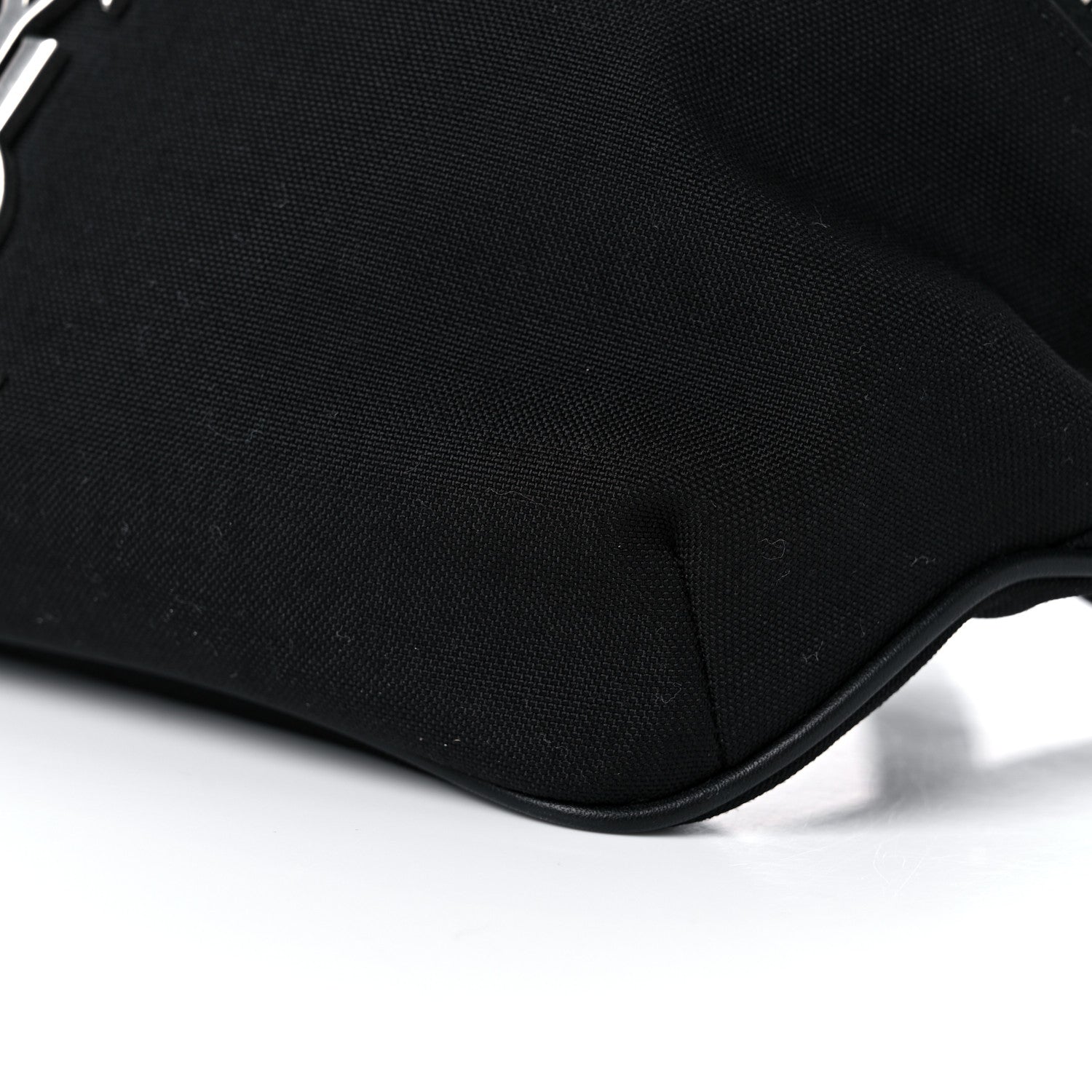 Saint Laurent Canvas Monogram Belt Bag Black 9 of 9