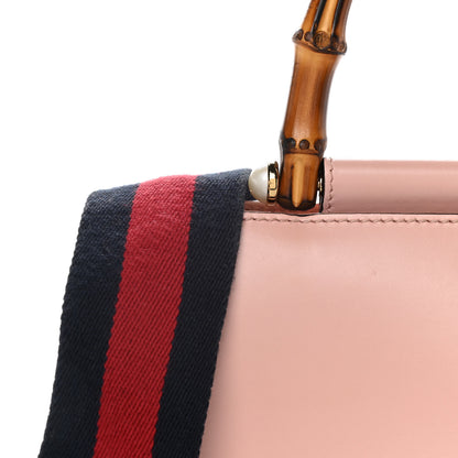Gucci Nappa Bamboo Web Small Nymphaea Top Handle Bag Perfect Pink Mystic White 18 of 27