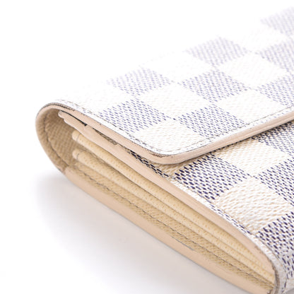 Louis Vuitton Damier Azur Sarah Wallet 12 of 12