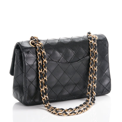 Chanel Lambskin Quilted Small Double Flap Black 3 of 9