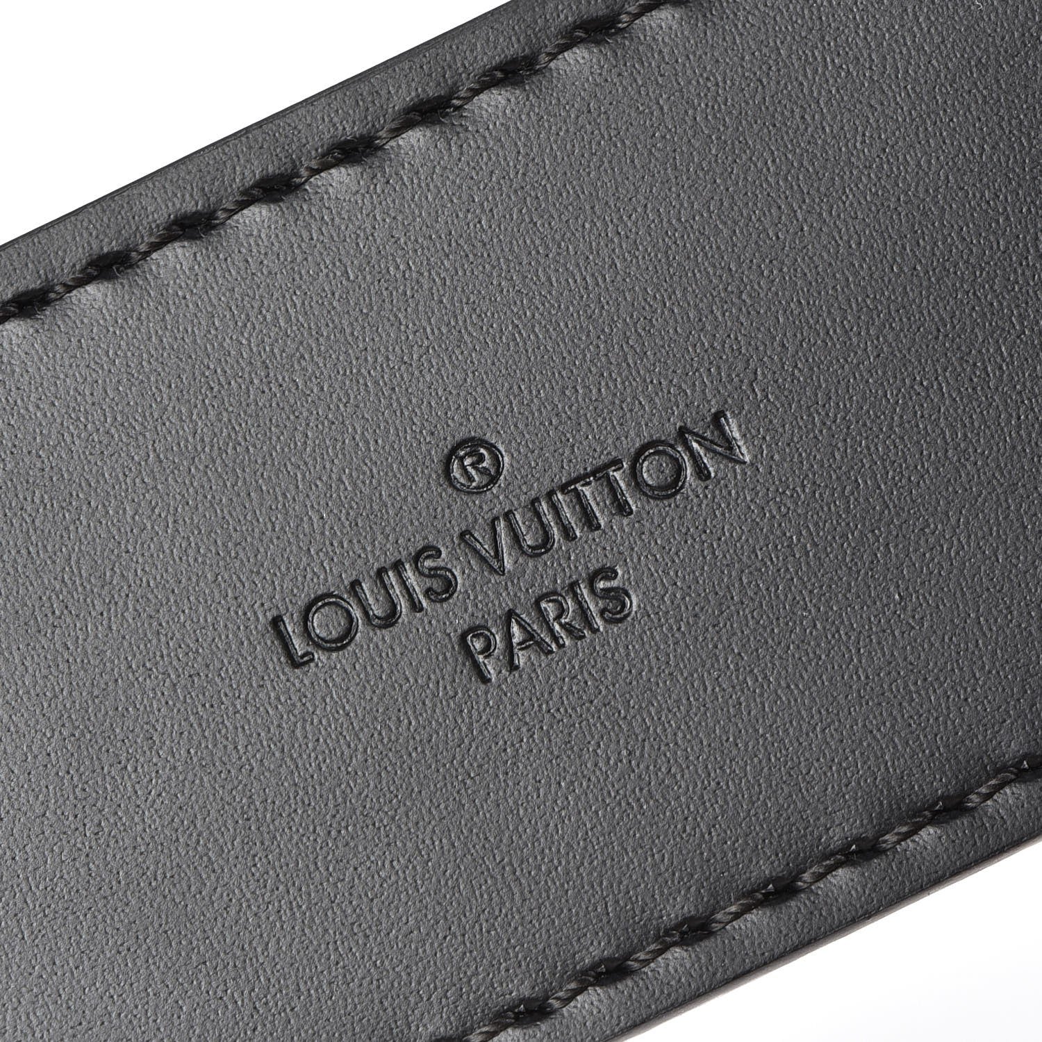 Louis Vuitton Calfskin Shoulder Strap Pad Black 3 of 3
