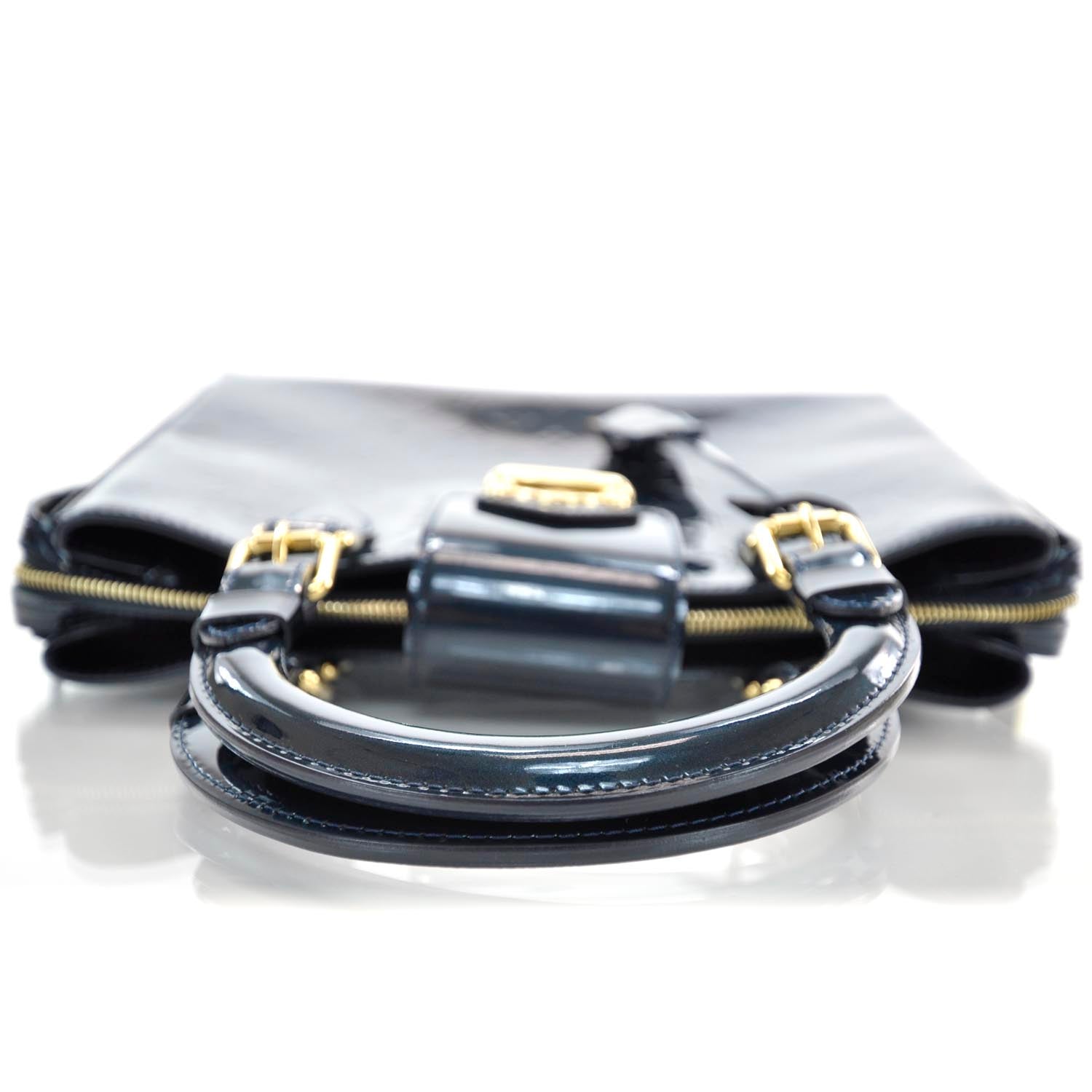 Louis Vuitton Vernis Melrose Avenue Blue Nuit 5 of 10