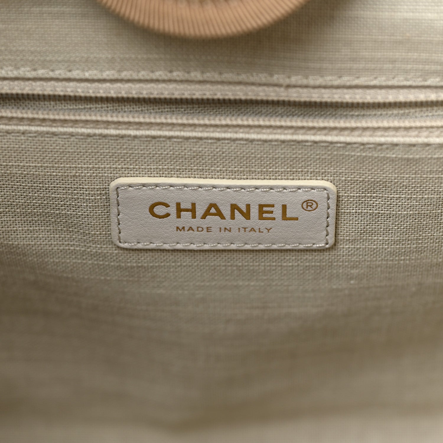 Chanel Mixed Fibers Small Deauville Tote Beige 7 of 12