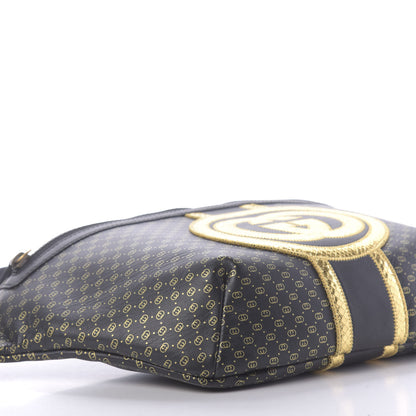 Gucci X DAPPER DAN Calfskin Laminated Ayers GG Micro Monogram Belt Bag Black 6 of 11