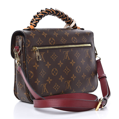 Louis Vuitton Monogram Braided Pochette Metis Safran 3 of 9