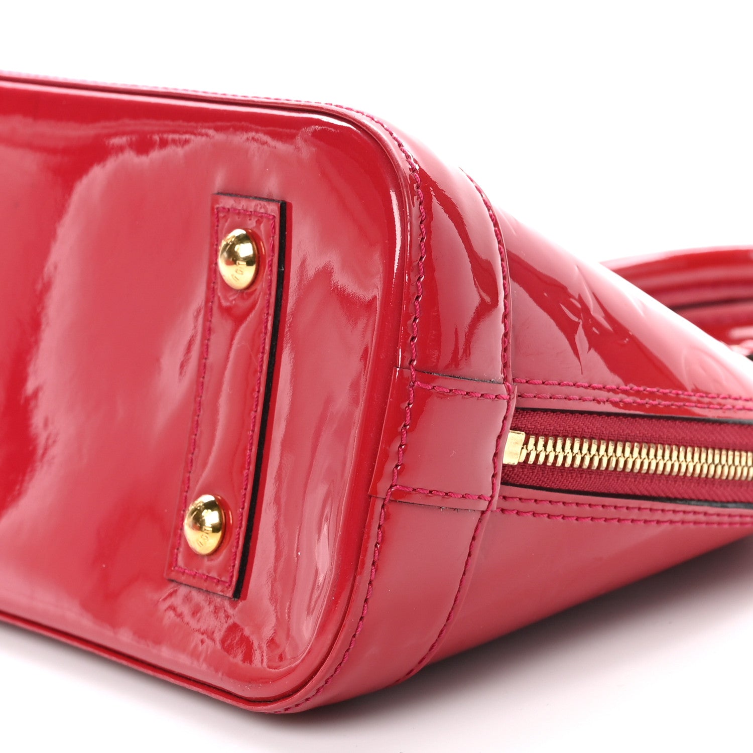 Louis Vuitton Vernis Alma BB Cherry 9 of 9