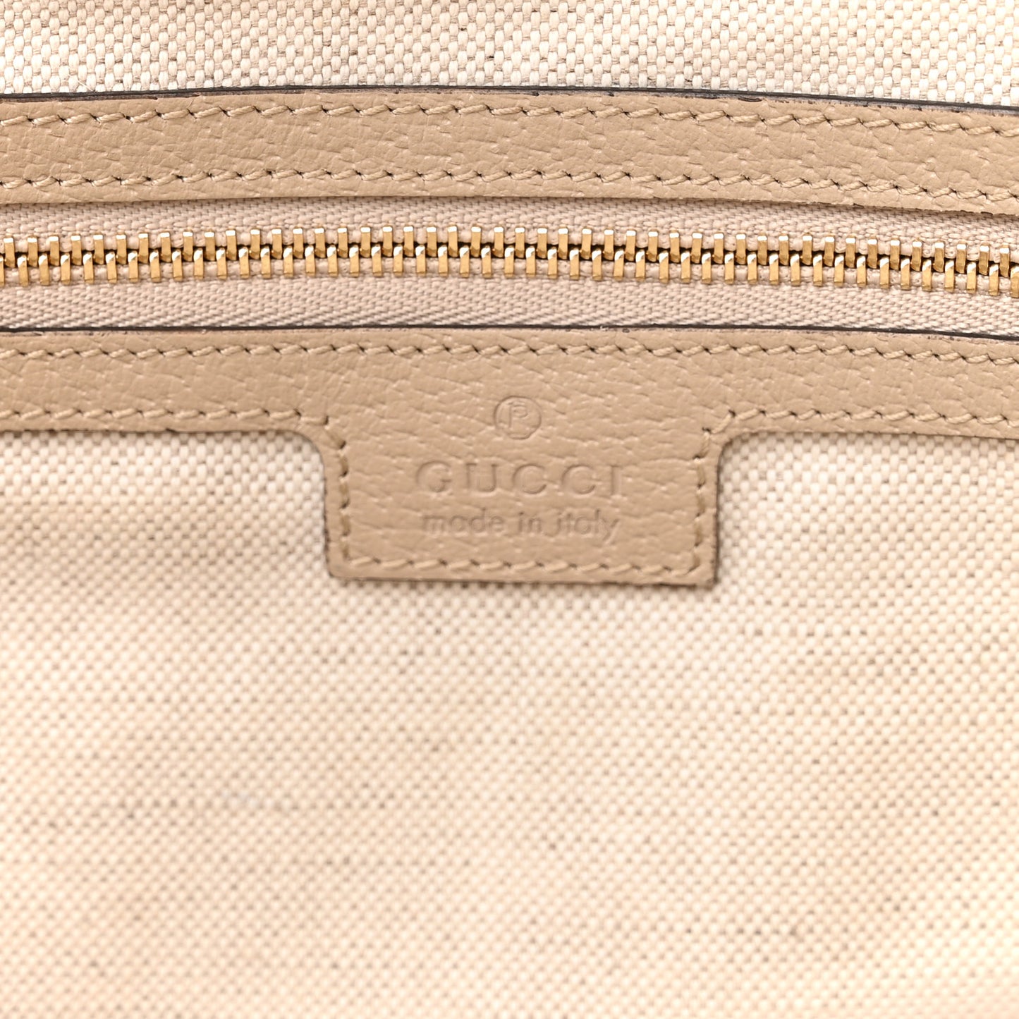 GG Supreme Monogram Textured Dollar Calfskin Web Medium Ophidia Shopping Tote Beige Mystic White Oatmeal