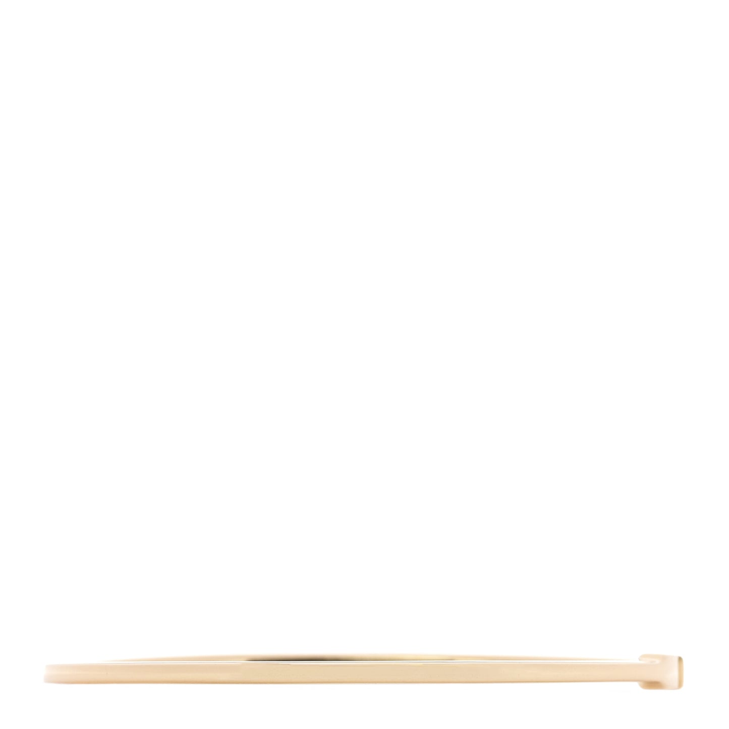 18K Yellow Gold Diamond Metro Hinged Bangle Bracelet