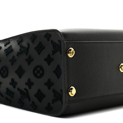 Louis Vuitton Calfskin Monogram Tufting On My Side Black 7 of 10