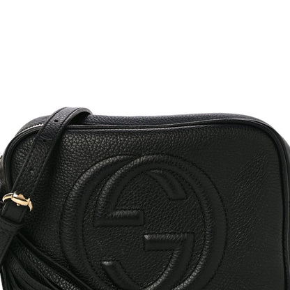 Gucci Pebbled Calfskin Small Soho Disco Bag Black 9 of 17
