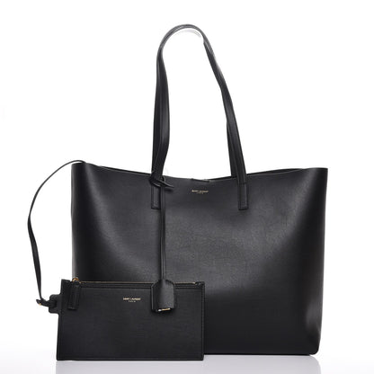 Saint Laurent Calfskin Large Shopping Tote Black 5 of 13