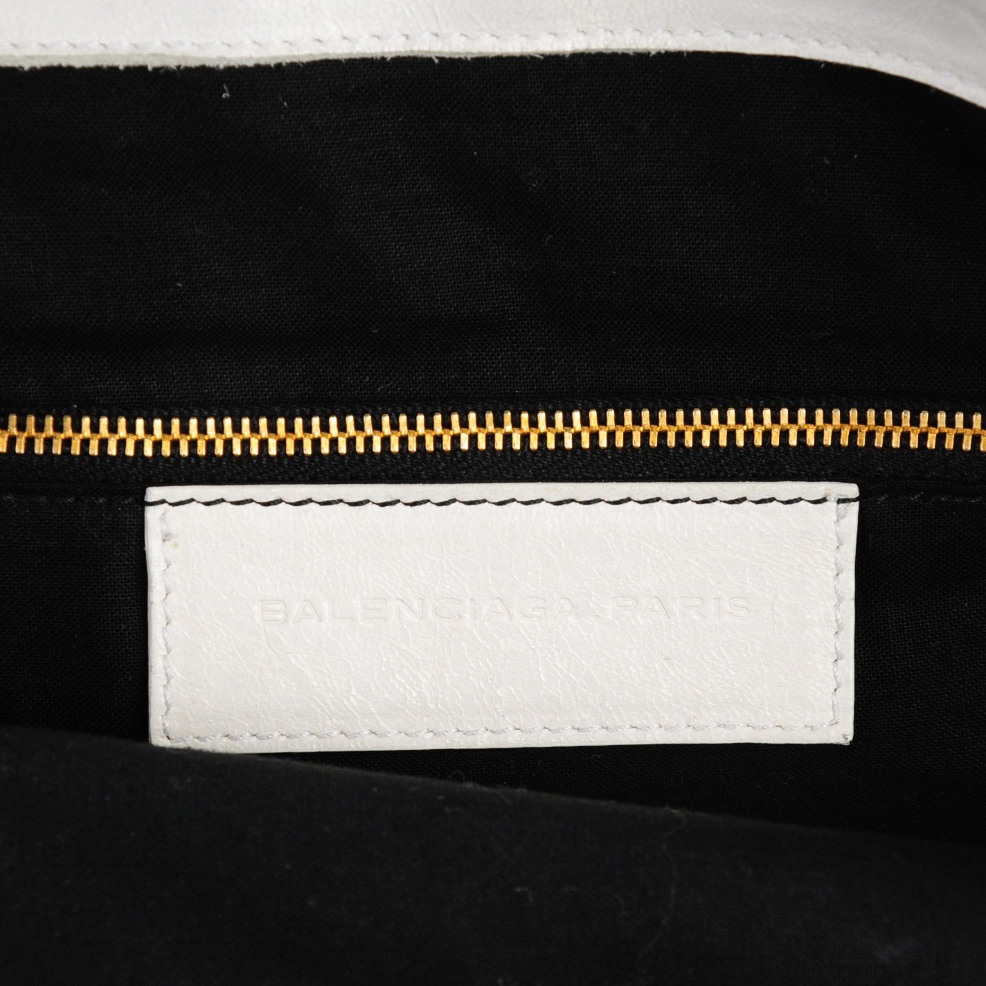 Agneau Giant 21 Gold Hardware Weekender White