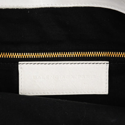 Balenciaga Agneau Giant 21 Gold Hardware Weekender White 7 of 8
