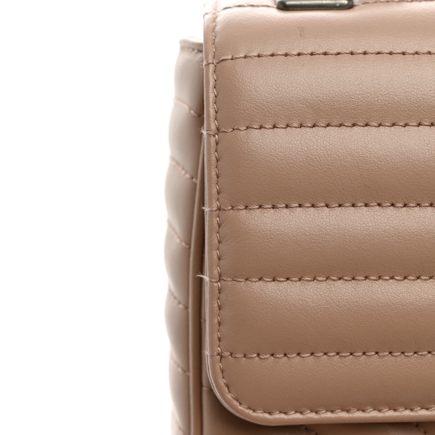 Prada Soft Calfskin Impunture Diagramme Medium Chain Flap Shoulder Bag Cipria 11 of 11