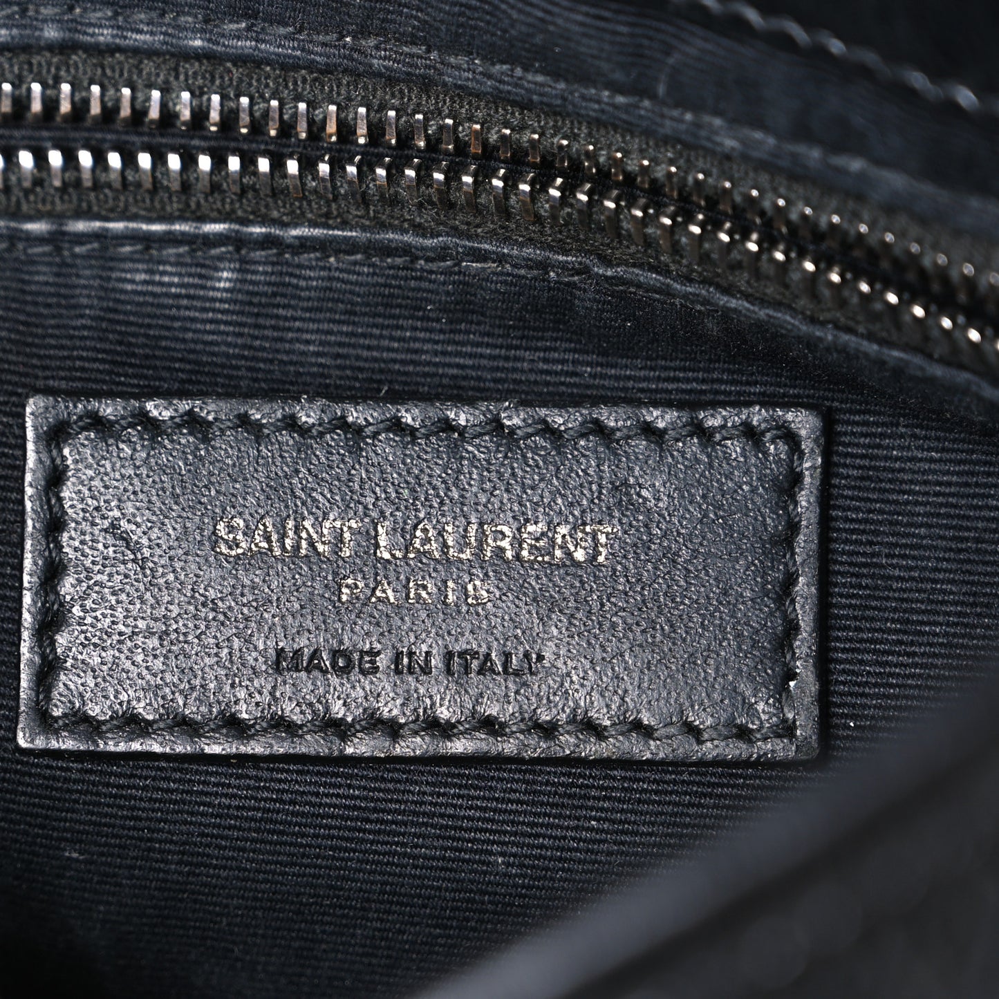 Crinkled Calfskin Matelasse Monogram Niki Chain Wallet Black