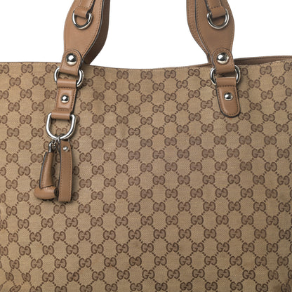 Gucci Monogram Medium Icon Bit Tote Light Brown 8 of 20