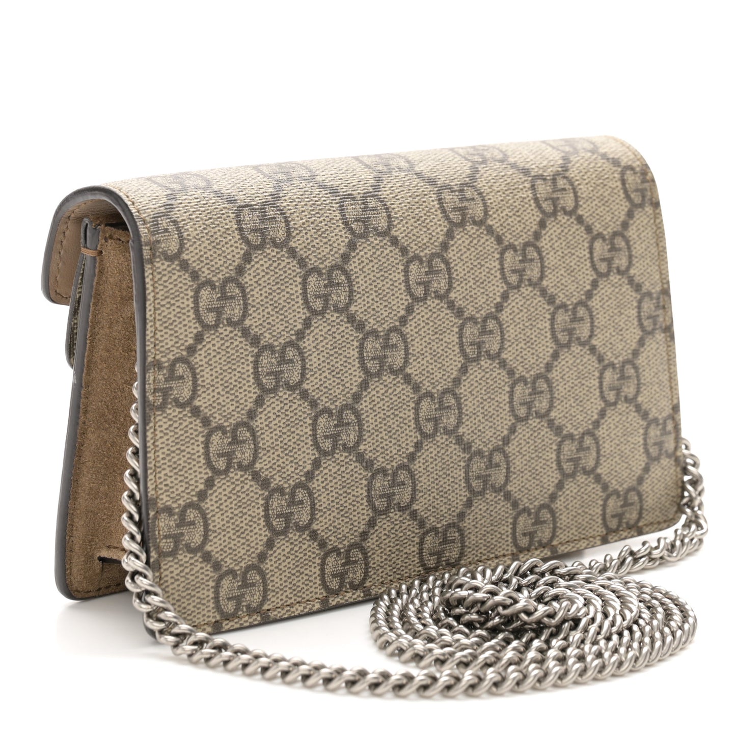GG Supreme Monogram Super Mini Dionysus Shoulder Bag Taupe
