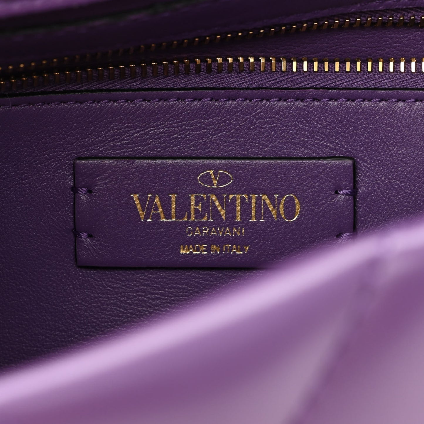 Nappa Medium Roman Stud Shoulder Bag Indian Violet