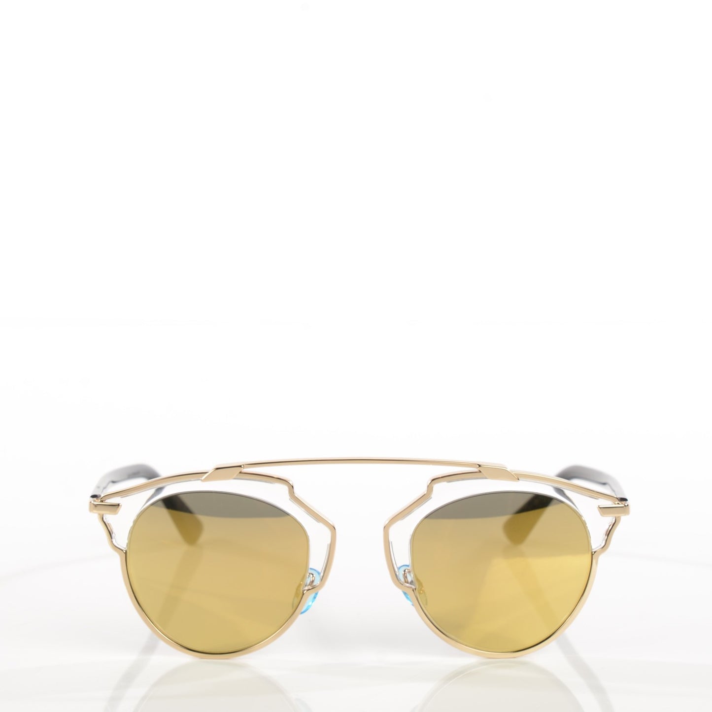 Mirrored So Real Sunglasses Gold