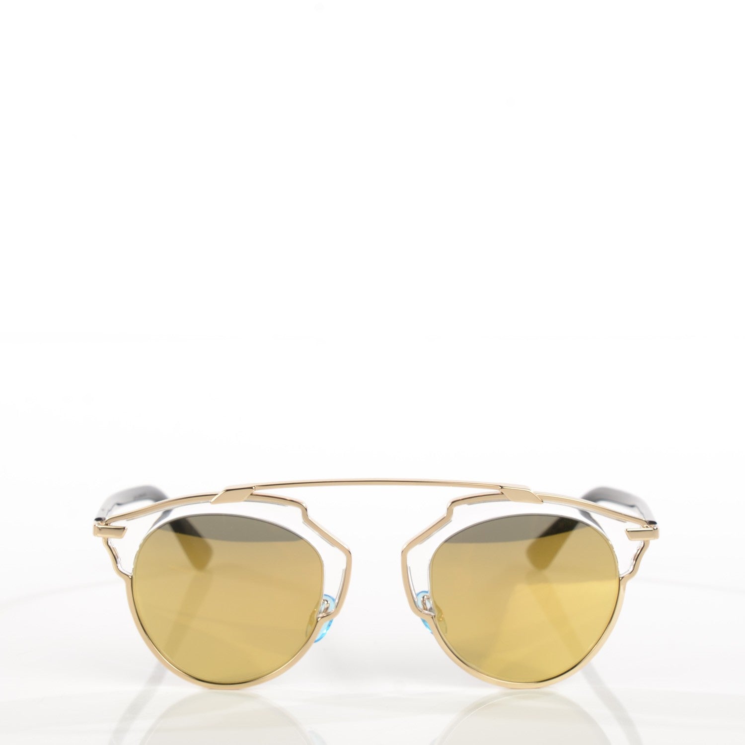 Christian Dior Mirrored So Real Sunglasses Gold 2 of 9