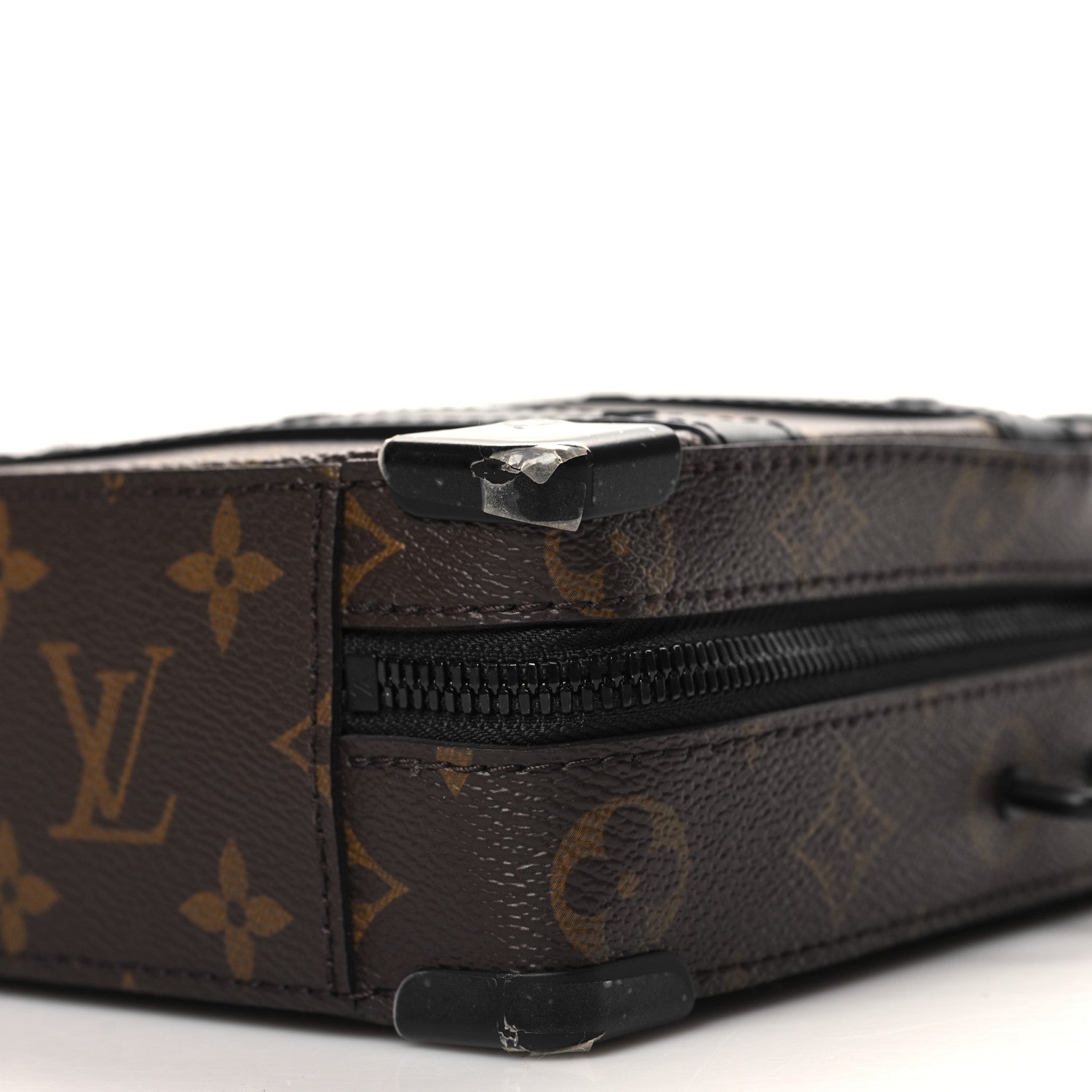 Louis Vuitton Monogram Macassar Handle Soft Trunk Black 9 of 9
