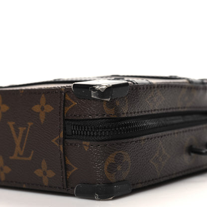 Louis Vuitton Monogram Macassar Handle Soft Trunk Black 9 of 9
