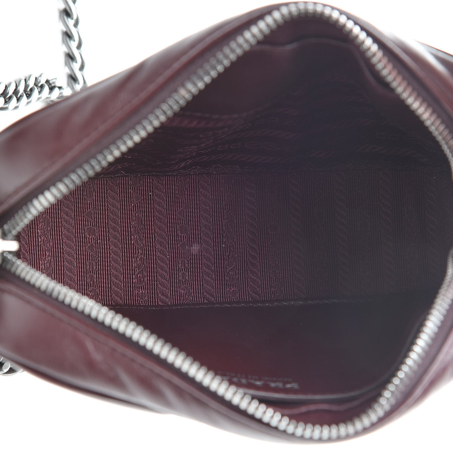 Soft Calfskin Diagramme Crossbody Bag Granato
