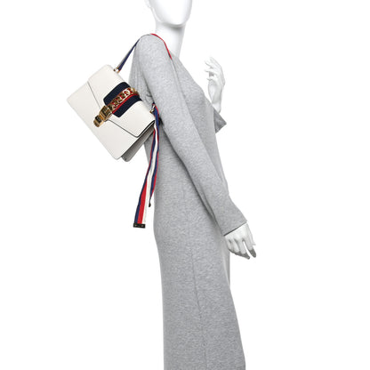 Gucci Calfskin Small Sylvie Shoulder Bag Off White 2 of 10