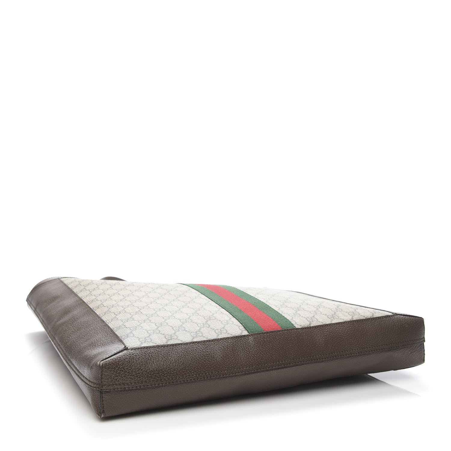 Gucci GG Supreme Monogram Web Large Ophidia Vertical Shopping Tote Brown 4 of 10