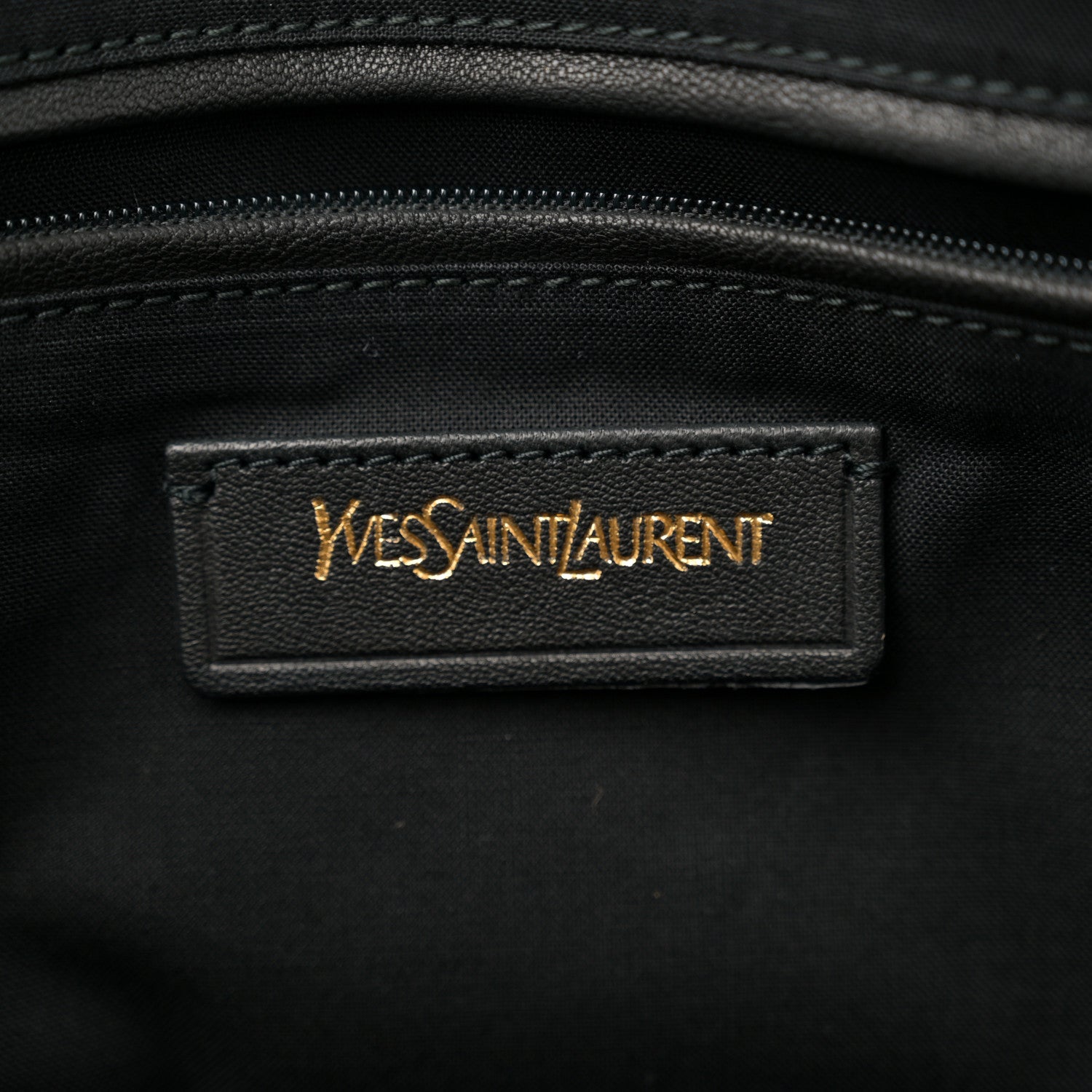 Saint Laurent Sheepskin Medium Cabas ChYc Black 6 of 10