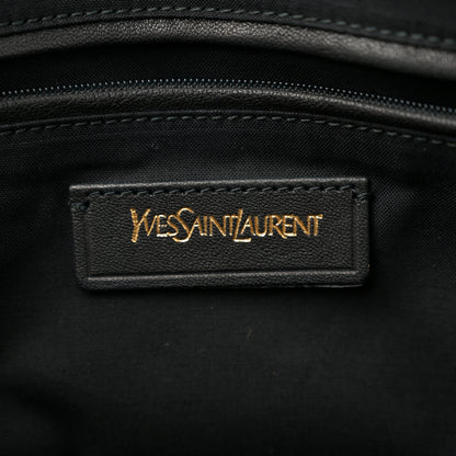 Saint Laurent Sheepskin Medium Cabas ChYc Black 6 of 10