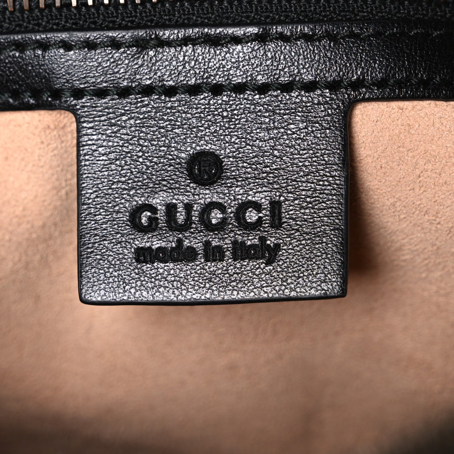 Gucci Calfskin Matelasse GG Marmont Travel Bag Black 6 of 10
