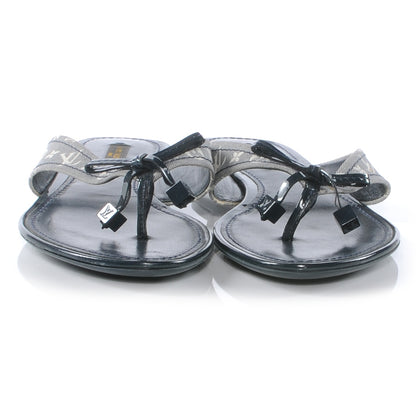 Louis Vuitton Idylle Debbie Thong Sandals 38 Encre 4 of 9