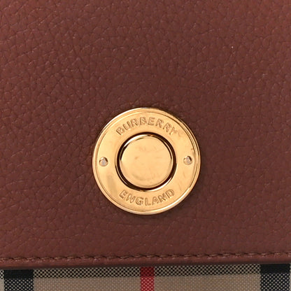 Burberry Grainy Calfskin Vintage Check Hampshire Crossbody Archive Beige Tan 9 of 11