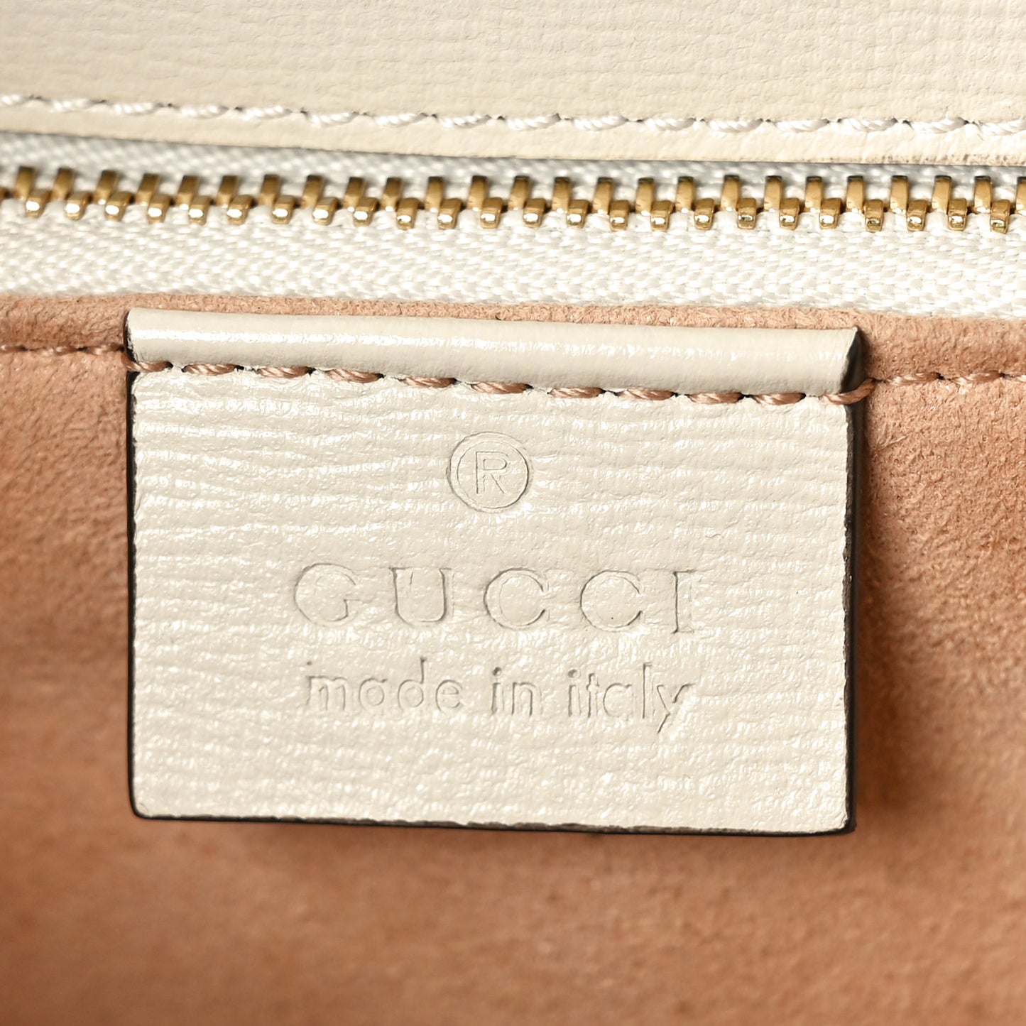 GG Supreme Monogram Horsebit 1955 Shoulder Bag Beige Mystic White