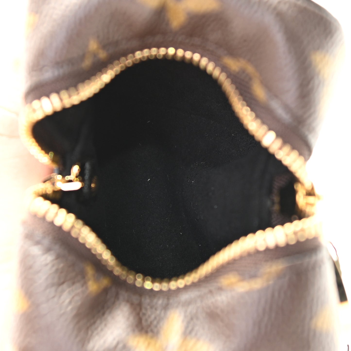 Monogram Game On Cube Coin Purse