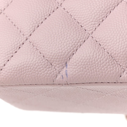Chanel Caviar Quilted Medium Double Flap Light Pink 13 of 13