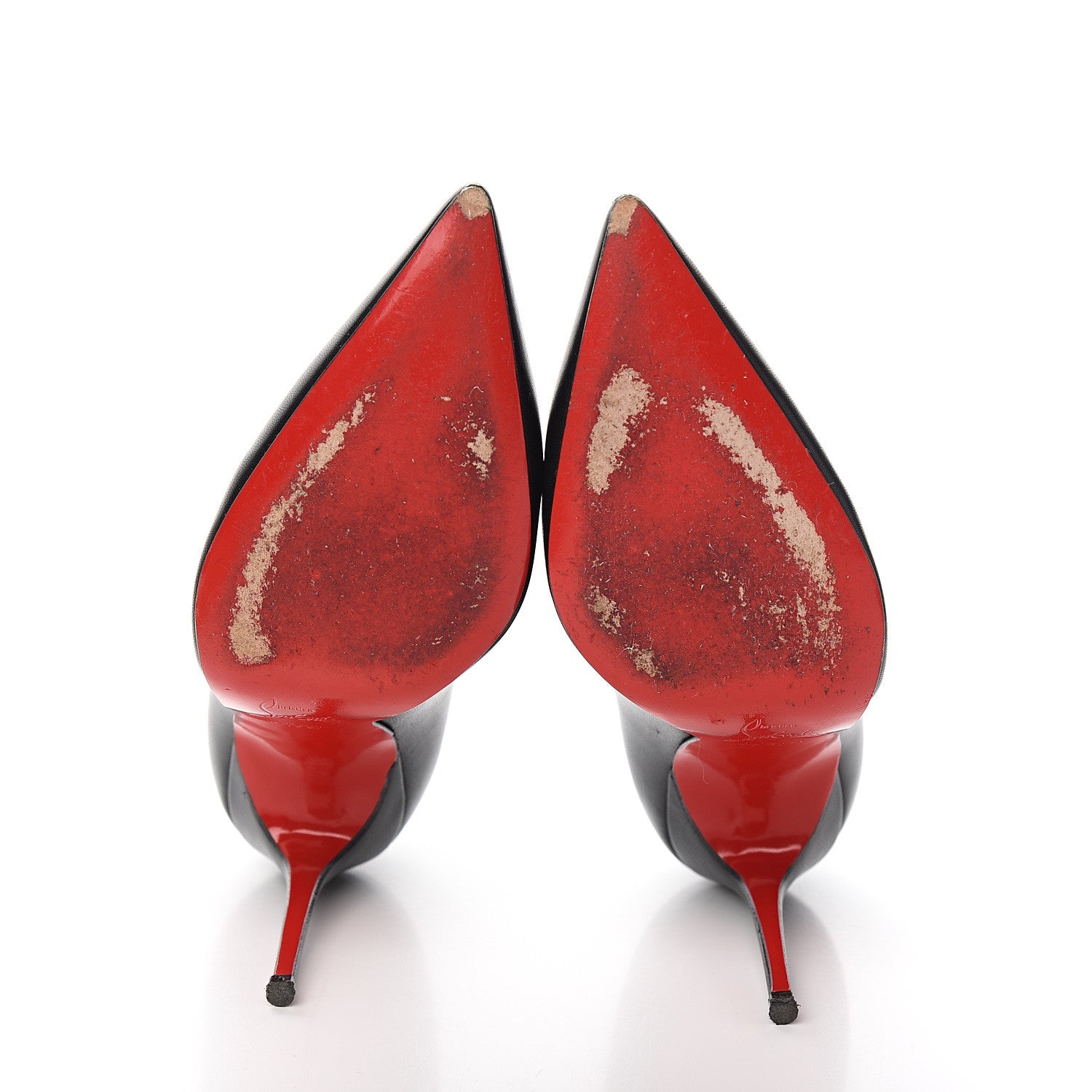 Christian Louboutin Kid Decollete 554 100 Pumps 37.5 Black 7 of 10