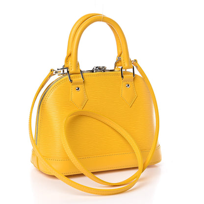 Louis Vuitton Epi Alma BB Citron 3 of 9