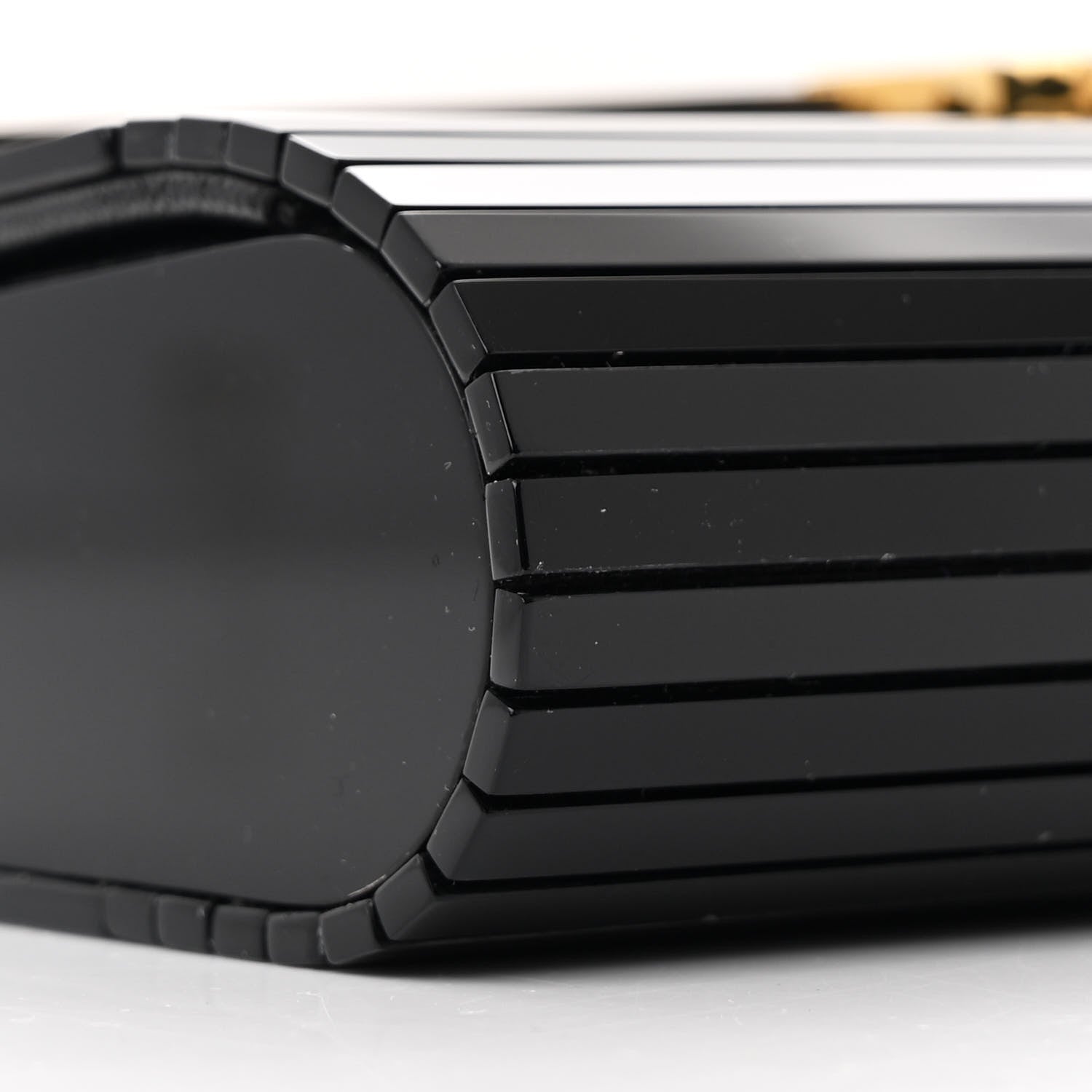 Saint Laurent Plexiglass Monogram Vicky Minaudiere Clutch Black 9 of 11