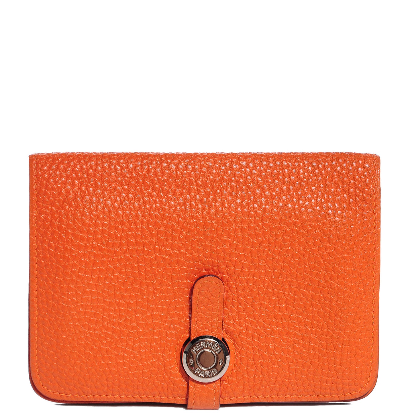 Togo Dogon Compact Wallet Orange
