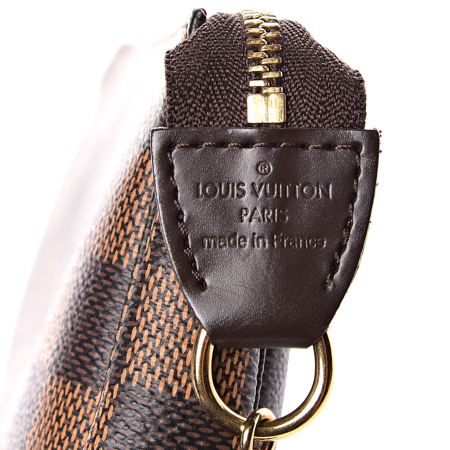Louis Vuitton Damier Ebene Mini Pochette Accessories 7 of 9